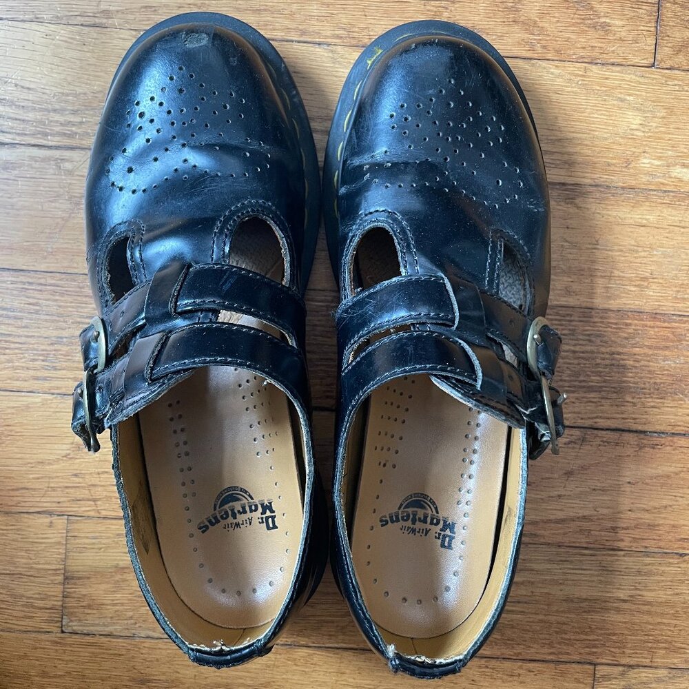 Dr Martens smooth leather mary jane shoes